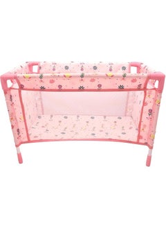 dolls world Dolls World Large Travel Cot with Quilt, Pillow & Travel Bag | Fits Dolls Up to 18" (46cm) | Pretend Play Toy for Kids Age 3+ | Peterkin  - Image 2