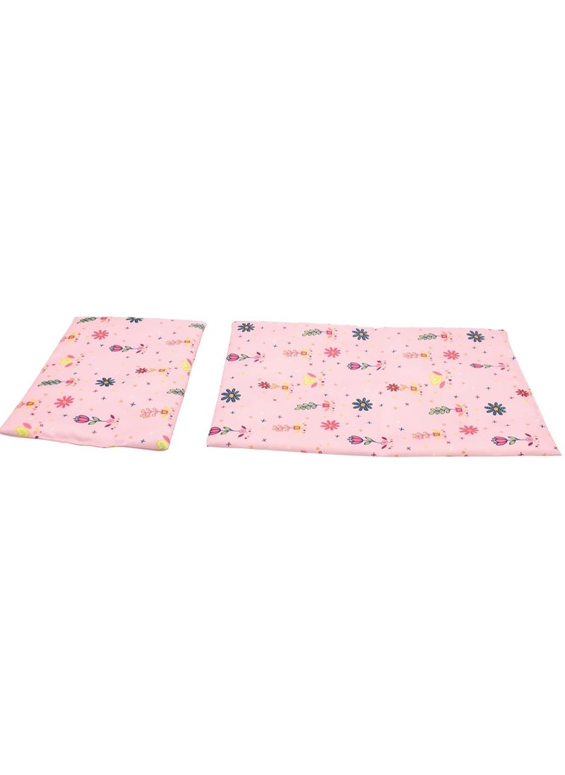 dolls world - Dolls World Large Travel Cot with Quilt, Pillow & Travel Bag | Fits Dolls Up to 18" (46cm) | Pretend Play Toy for Kids Age 3+ | Peterkin - Image 1