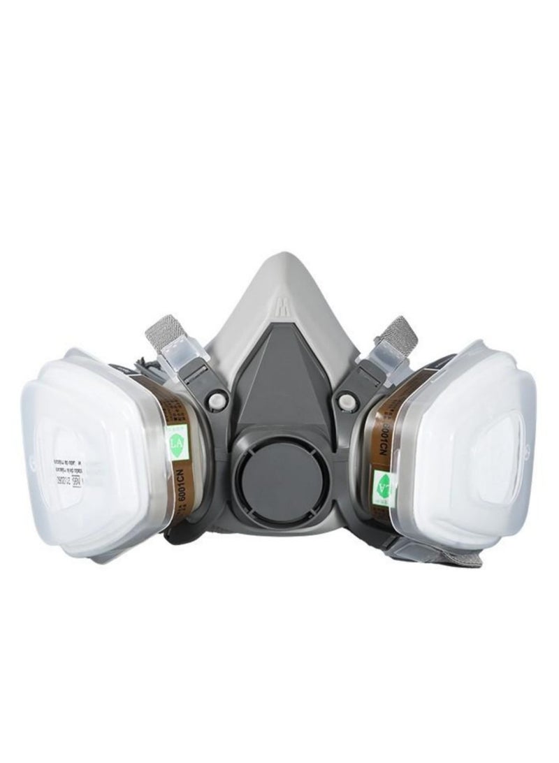Gas Mask with Goggles KN95 Filter Protective Set for Welding Grinding Spraying - Image 2