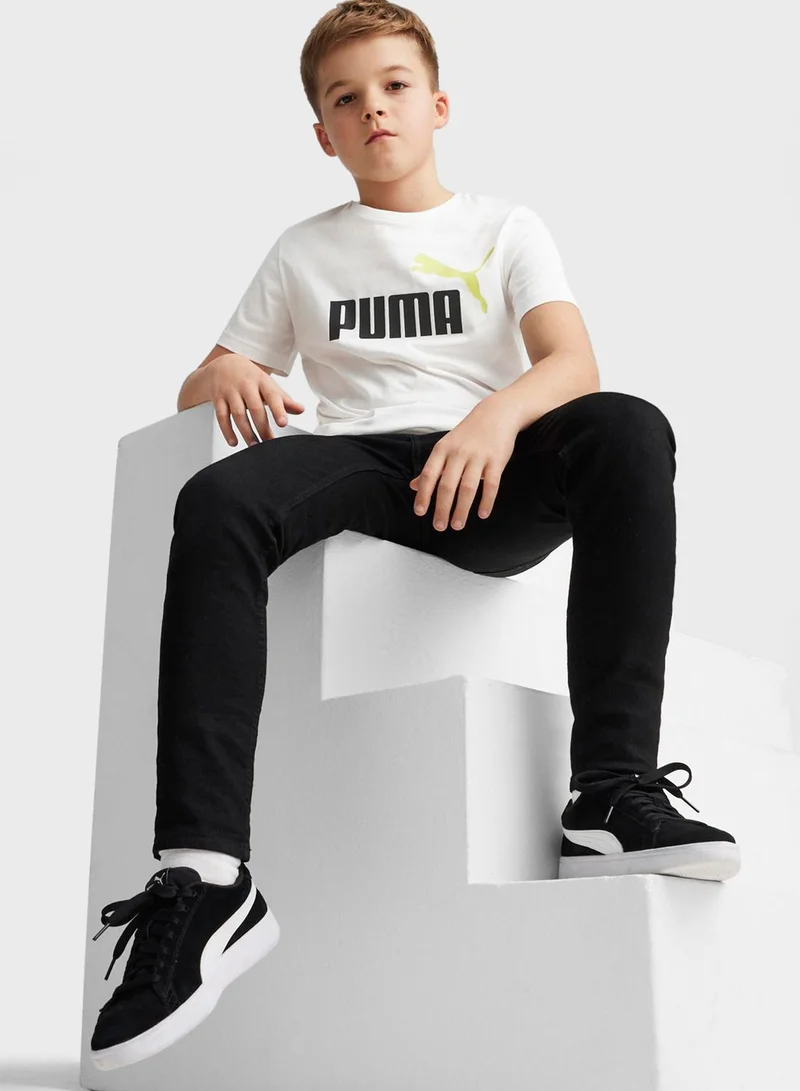 PUMA Kids Essential  2 Col Logo T-Shirt B