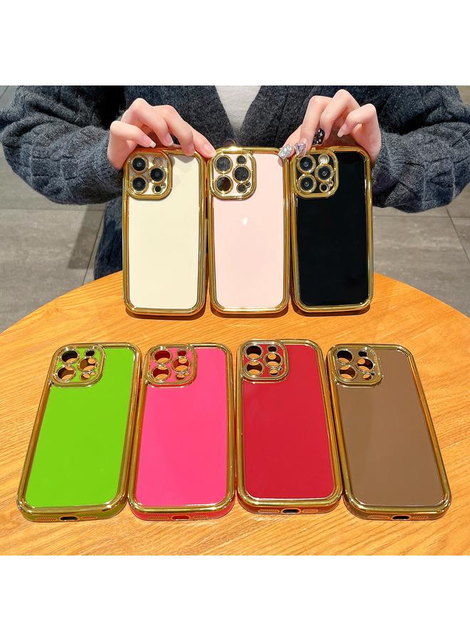 S-TOP Case For iPhone 14 Plus Plating Emery PC Hybrid Silicone Phone Case - Image 2