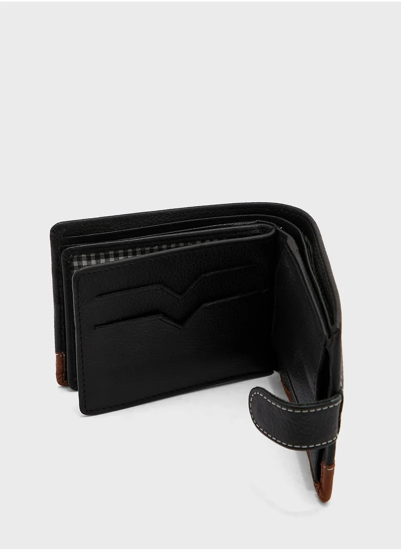 Robert Wood Genuine Leather Bi Fold Wallet