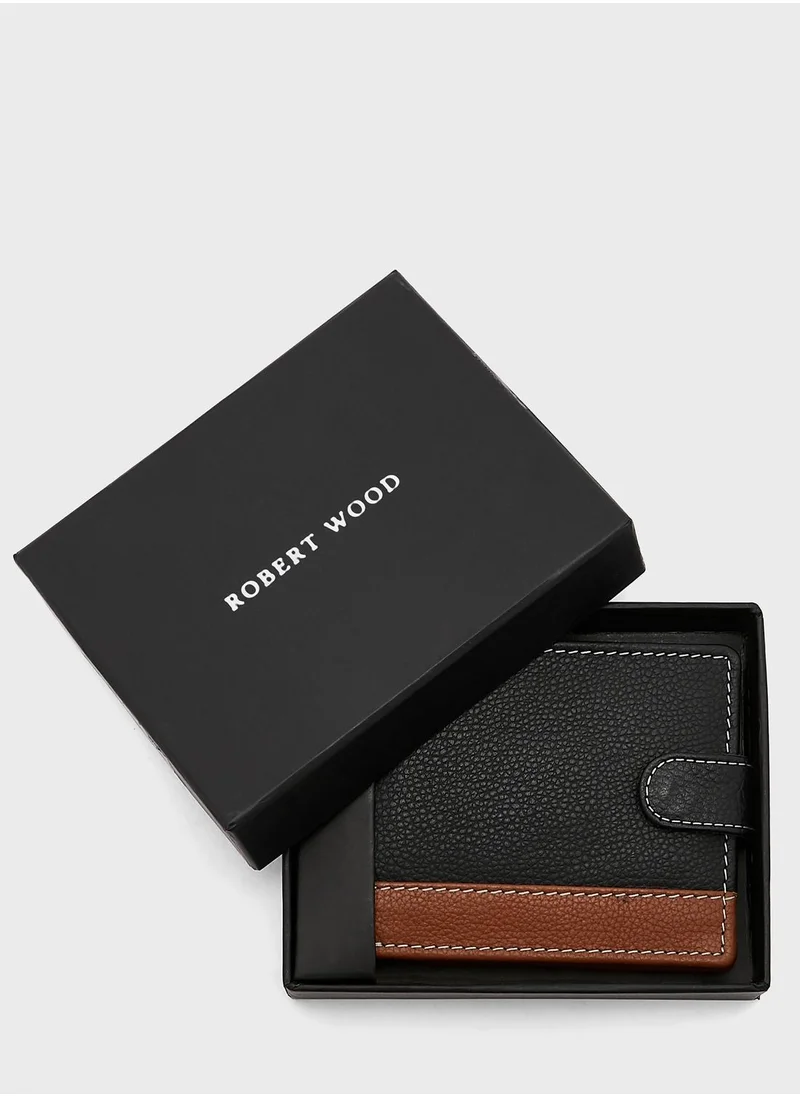 Robert Wood Genuine Leather Bi Fold Wallet