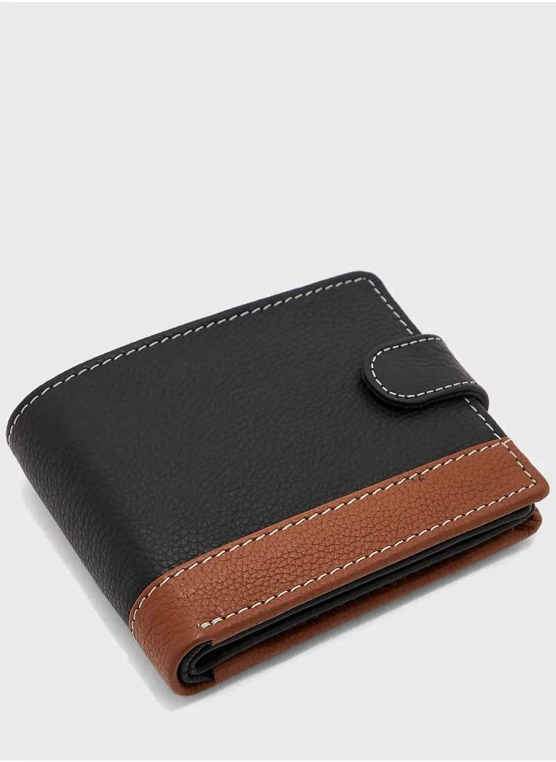 Robert Wood Genuine Leather Bi Fold Wallet