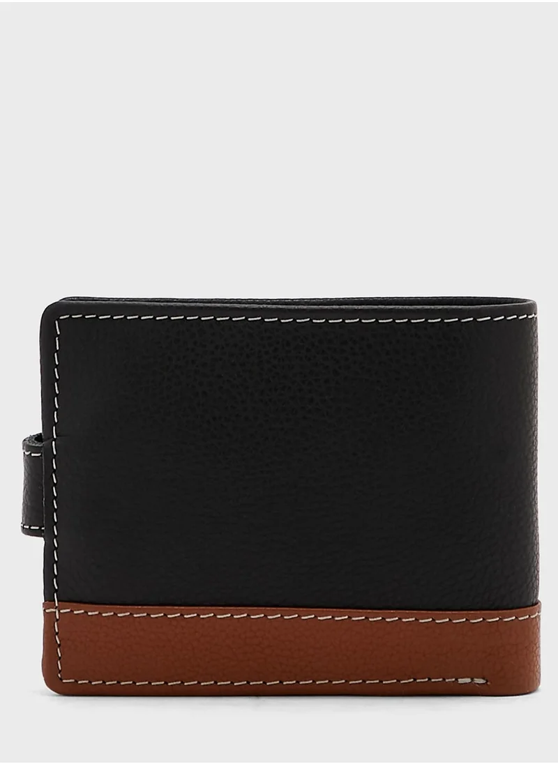 Robert Wood Genuine Leather Bi Fold Wallet