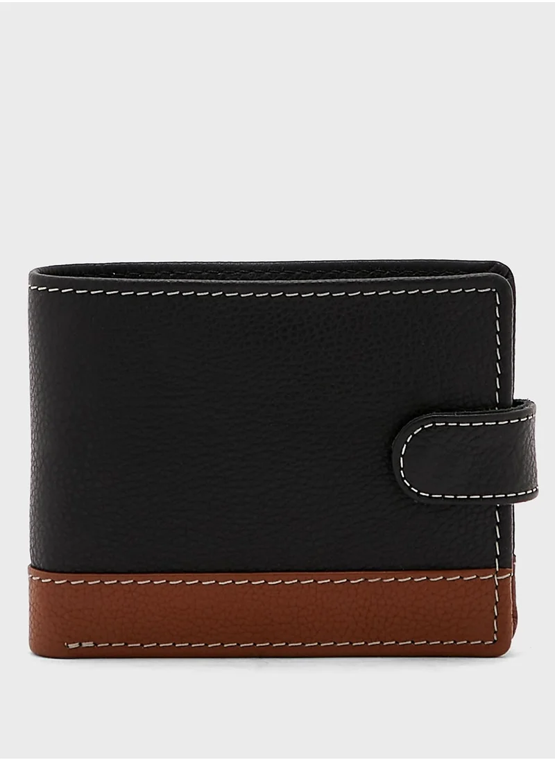 Robert Wood Genuine Leather Bi Fold Wallet