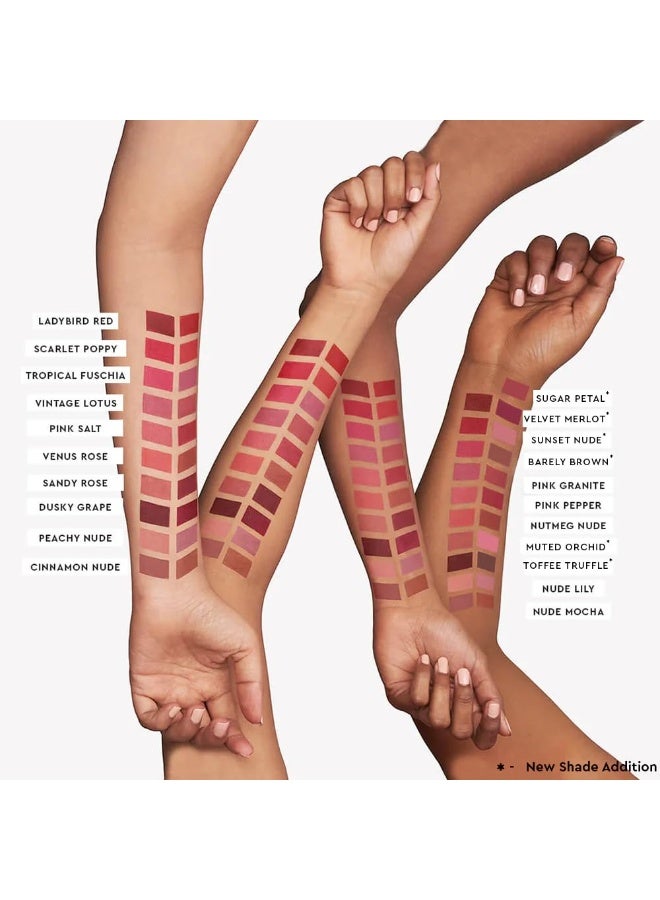 Kiro Airy Matte Liquid Lipstick Nutmeg Nude | Chocolate Brown | Transferproof I Waterproof lipstick Long Lasting I Apricot & Avocado Oil | 100% Vegan | 5ml | No Parabens, No Toxins - Image 4