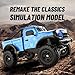 Hylukon 118 Scale All Terrain Remote Control Car 24 GHz 4WD RC Rock Crawler with LED Lights 12KPH OffRoad Pickup Truck Vehicle Toys RTR Gift for Adults - Image 4