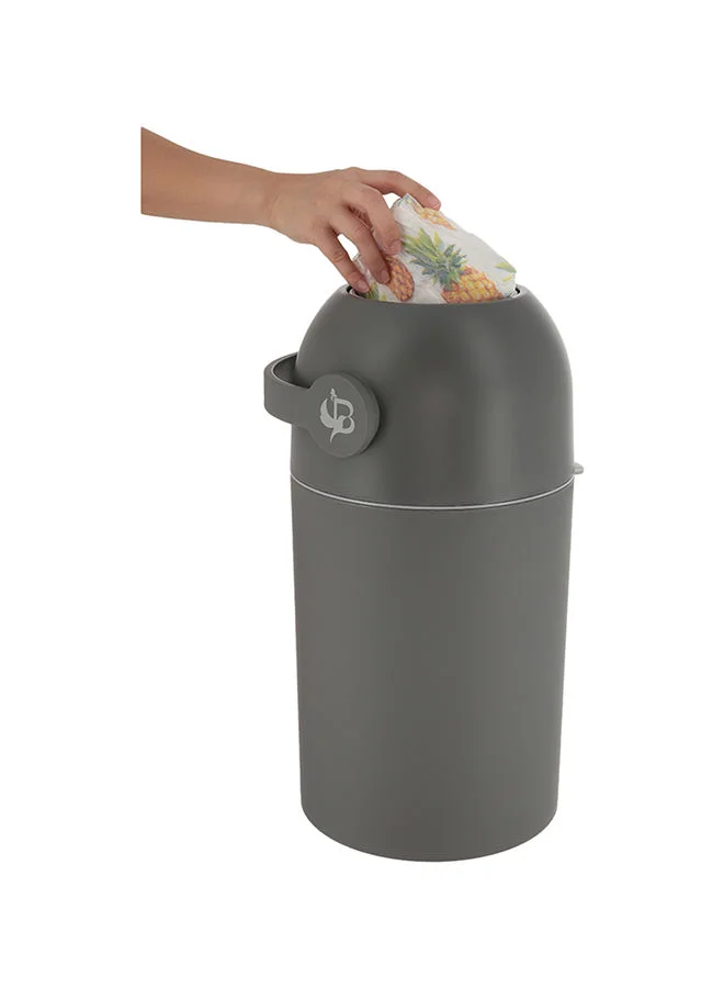 Bumble & Bird Diaper Pail Nappy Disposal Binanthracite Odorless Easy Refillno Preset Bag Size