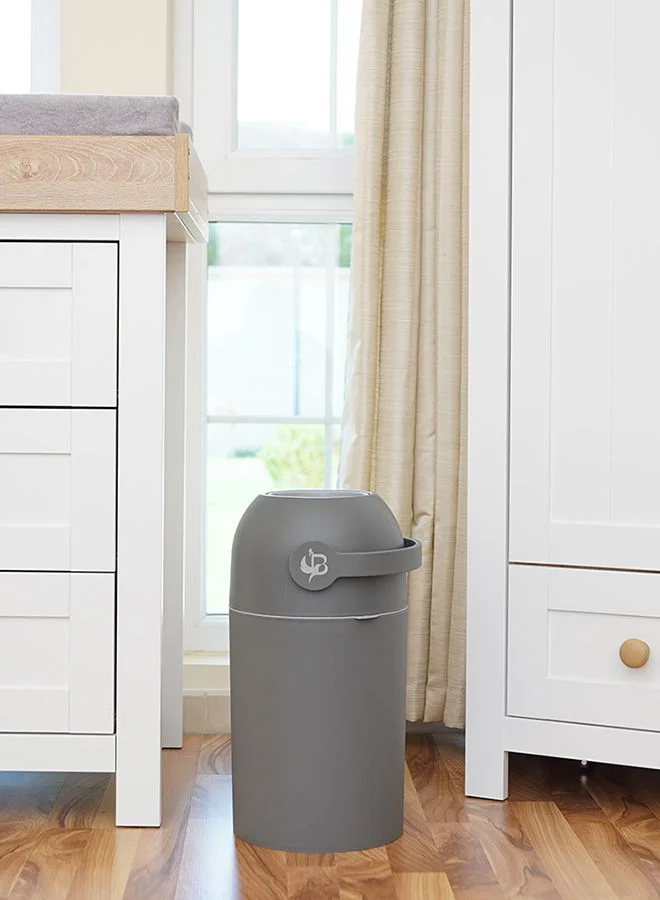 بامبل آند بيرد Diaper Pail Nappy Disposal Binanthracite Odorless Easy Refillno Preset Bag Size
