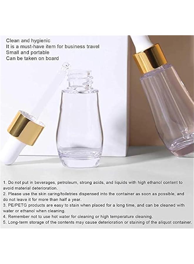 BWSJ Clear Gl Roller Bottle for Essential Oils Travel Size Empty Dropper Bottle DIY Mini Portable Roll On Bottle  of 10 - Image 4