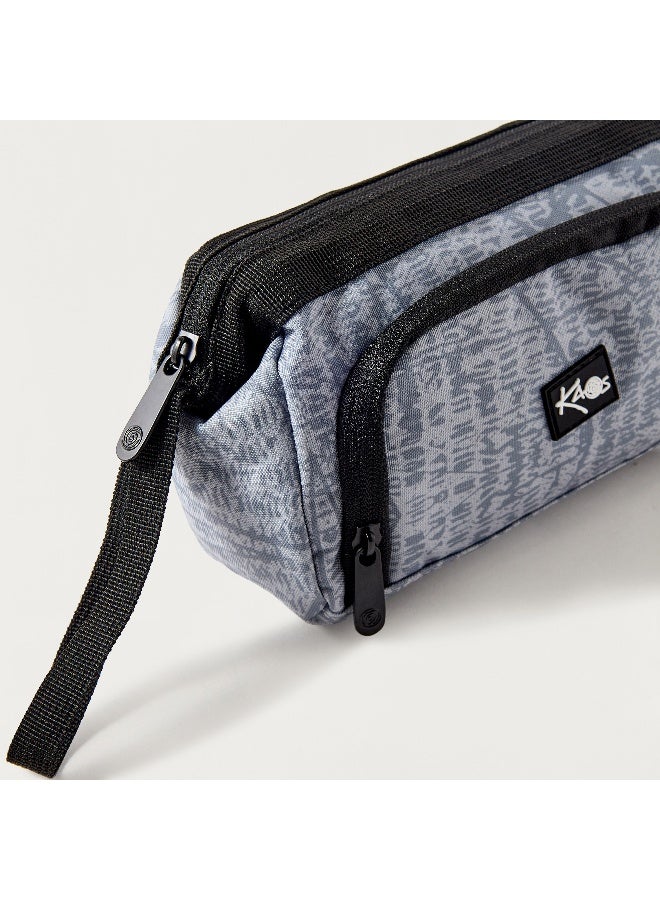 KAOS Pouch - Individual - 2 Cmprt - Solid (Pu) Grey \ 12X22X9.5 - Image 3