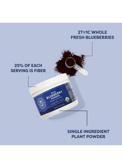 Vimergy Vimergy Wild Blueberry Powder -Protects Brain Health* - Supports Cardiovascular Function* - Organic, Vegan & Gluten-Free - Trial Size 125g  - Image 3