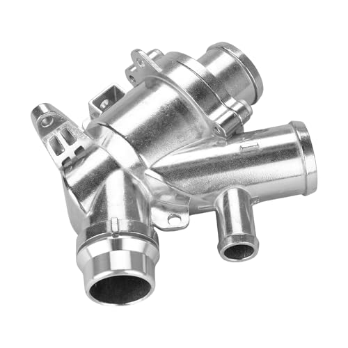 WMPHE Upgraded Aluminium Engine Coolant Thermostat Housing Compatible with Jaguar F-Type XF XFR XFR-S XJ XJR XK XKR XKR-S Rover 2010-2017 Replacement for LR010799 LR032135 C2Z19929 AJ812887 - Image 1