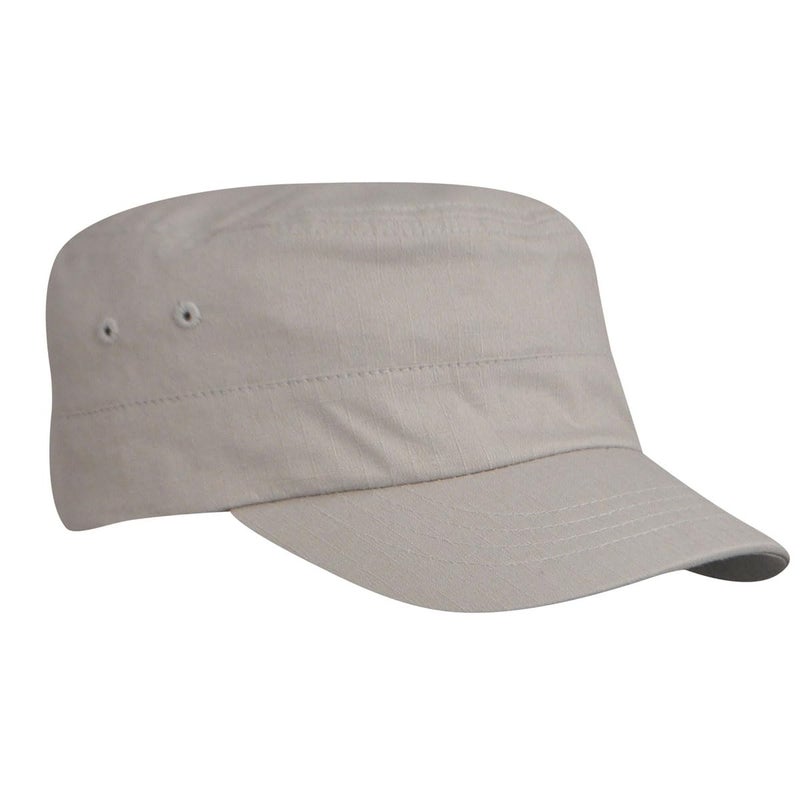 KANGOL قبعة الجيش من كانغول ريبستوب رمادية، صغيرة-متوسطة - Image 3