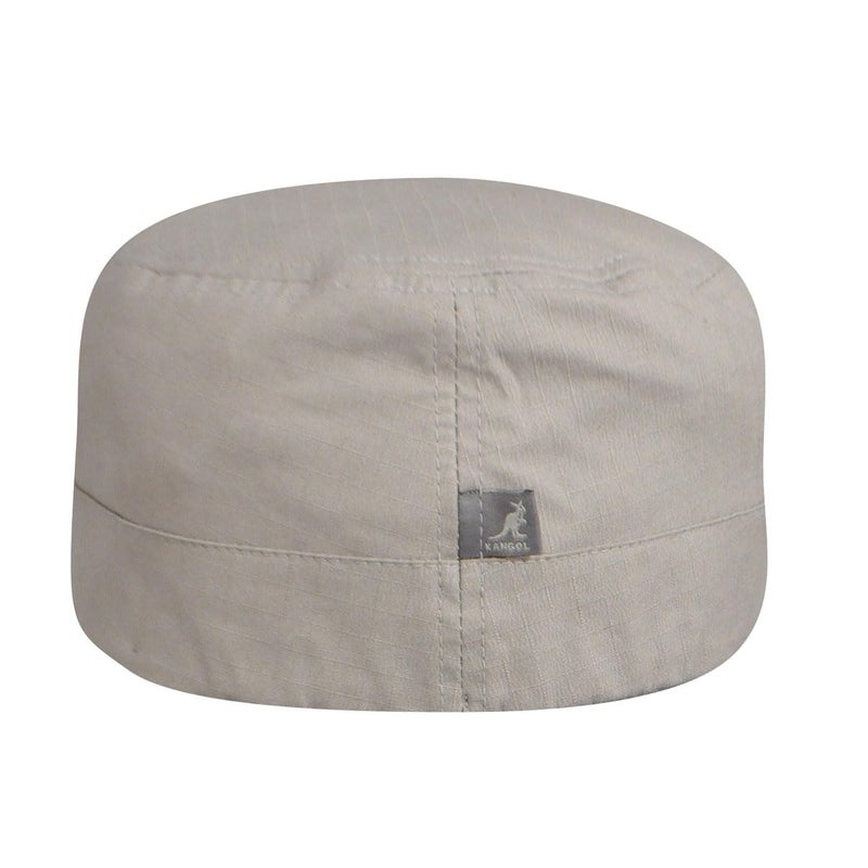 KANGOL قبعة الجيش من كانغول ريبستوب رمادية، صغيرة-متوسطة - Image 4
