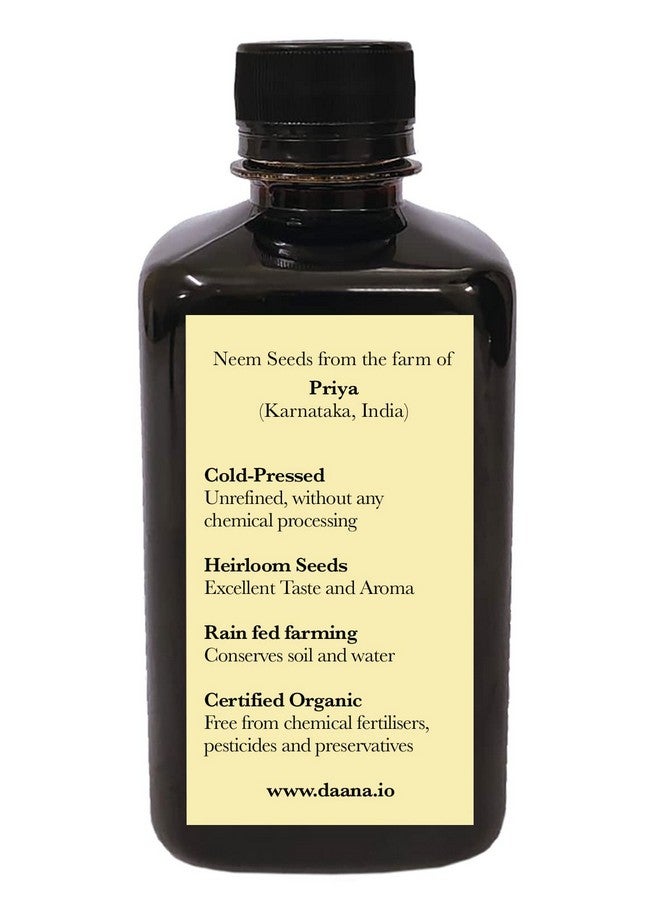 دانا زيت النيم للبشرة والشعر: معتمد من وزارة الزراعة الأمريكية، بكر ممتاز، معصور على البارد (12 أونصة سائلة) - Image 2