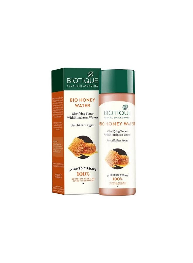 Biotique Bio Honey Water Clarifying Toner 120Ml And Bio Seaweed Revitalizing Anti Fatigue Eye Gel 15G (Pack Of 2) - Image 3