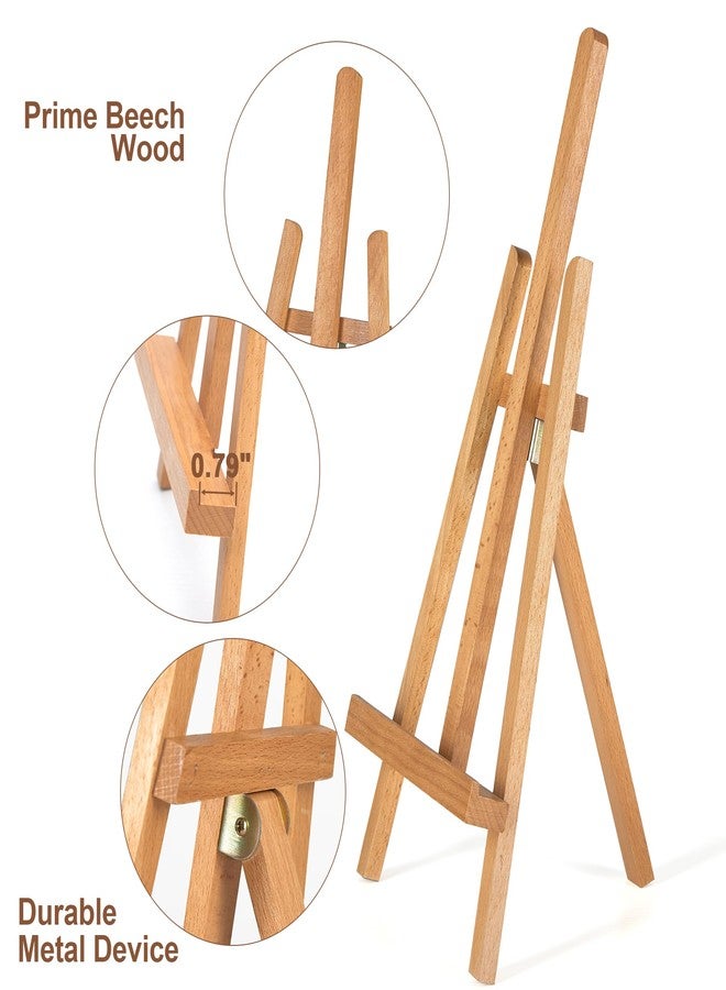 STARHOO 16 Inch Tabletop Easel Stand for Painting Canvas Table Top Easels for Display Wooden Small Easels Portable Photo Picture Sign Holder (2 Pack) - Image 3