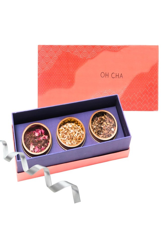 OH CHA - Kaizen Tea Gift Set | 3 Assorted Blends: Masala, Golden, Ayurvedic Chai | Pure Ingredients | Diwali Wellness & Tradition | Premium Hamper - Image 1