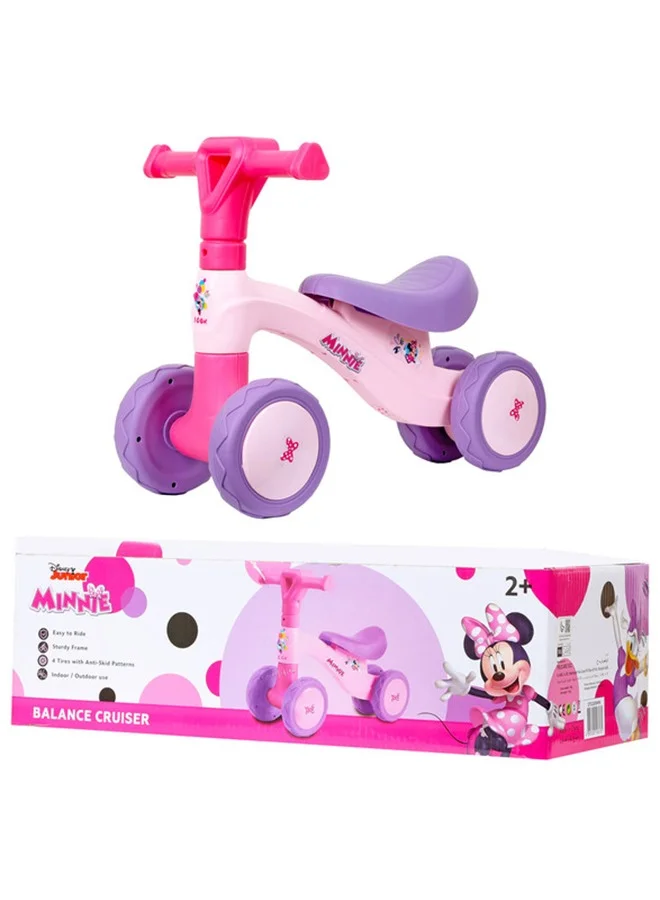 ديزني Minnie Mouse Ride On Toys For Kids, Baby Ride On Scooter, Gift For Girls, Balance Bike Anti Skid No Pedal, Toddler Bicycle,2 Years-4 Years, Pink