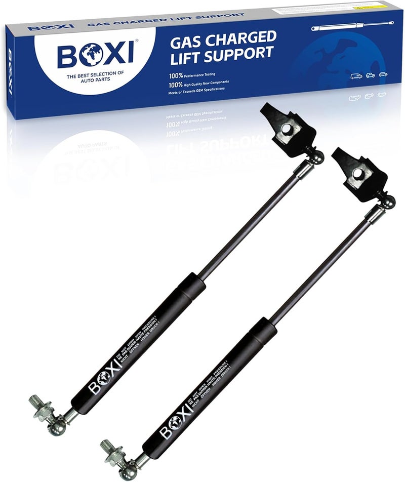 BOXI 2pcs Front Hood Lift Supports Struts Shocks Gas Struts Shocks Springs Supports Fit for Lexus SC430 2000-2010 Base Convertible 2-Door Hood | Replaces PM1001 5344029125 5345029095 Sand resistant - Image 1