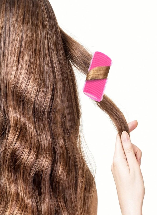 FRCOLOR 12pcs Hair Curler Rollers for Women Heatless Curls Overnight Self Grip Sponge Hair Rollers Flexible Curlers for Effortless DIY Styling Tool for Home Salon Use（random color） - Image 4