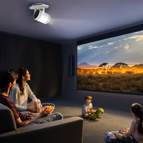 Chanvoo Drill Free Wall Mount Compatible with Samsung Freestyle Projector Ceiling Mount, Freestyle 2 Accessories Steel Wall Mount Shelf (White) - Image 5