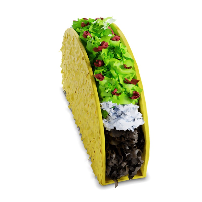 Jergrim Taco Tuesday Piata 4piece set 16x11x3 inches Great for Taco Bout Parties Decorations Birthday pinata Mexican Fiesta Bash Cinco de Mayo fits CandyFavors - Image 5