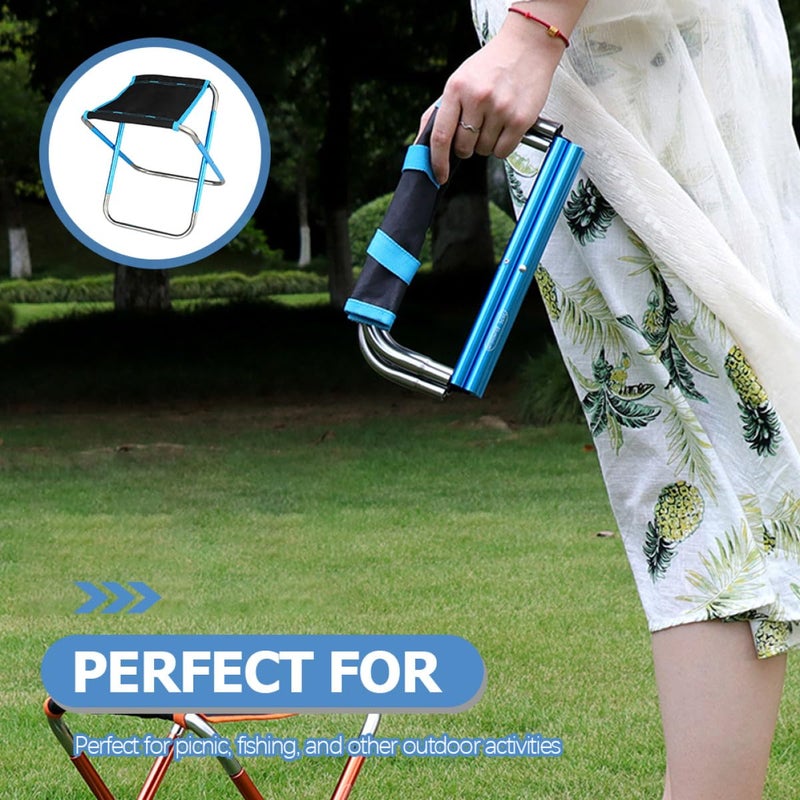 Compact Folding Camping Stool Portable Lightweight Chair For Outdoor Fishing Beach Travel - Image 5