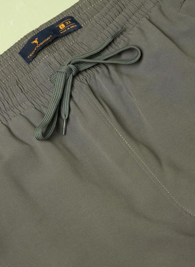 Technosport Technosport Solid Trackpants with Drawstring