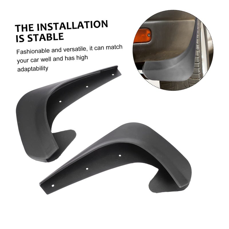 4Pcs Car Mud Flaps Mudguards Easy to Install Strong Material for SUV Truck Wheels - Image 4