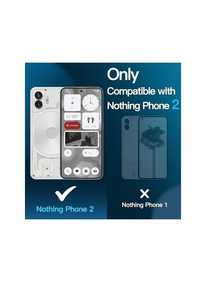 جي تيك واقي شاشة JETech لهاتف Nothing Phone 2 مقاس 6.7 بوصة، طبقة من الزجاج المقوى 9H، مضاد للخدش، شفاف عالي الدقة، 3 عبوات - Image 2