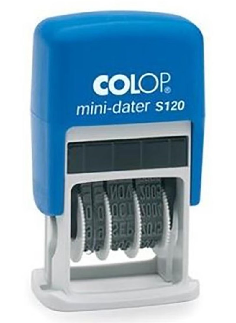 Colop Date Stamper Blue - Image 1