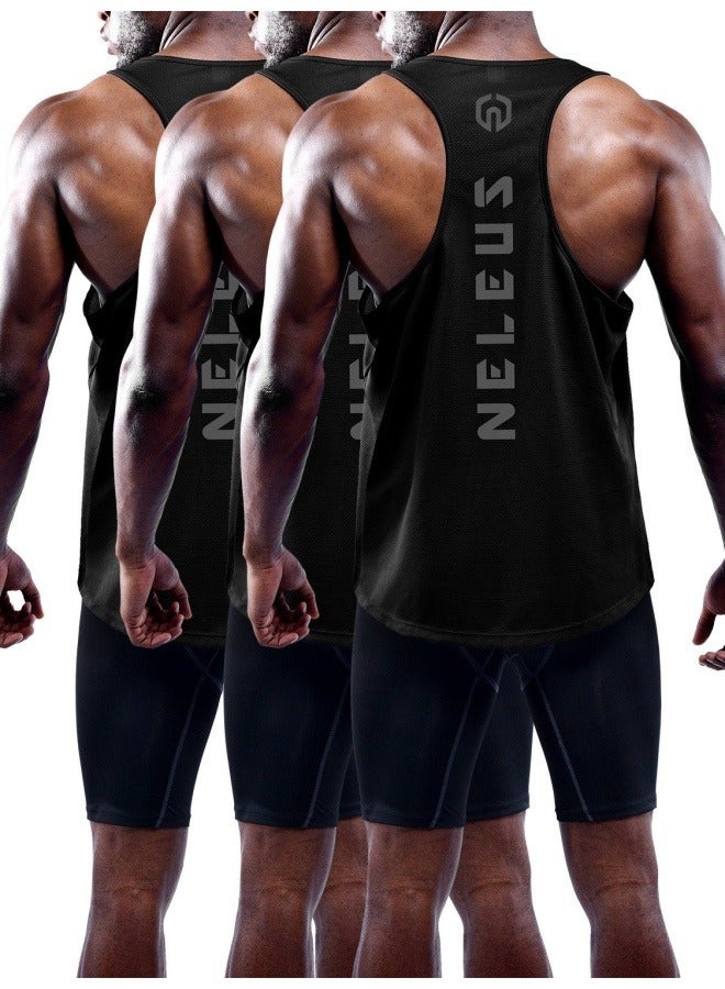 NIBEMINENT Unisex Performance Running Tank Top for Marathon Training, Track & Field, Fitness Workouts - Quick-Dry Breathable Lightweight Sports Shirt with Athletic Cut  - Image 1