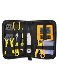 PROMASS RJ45 Crimping Tool Kit for RJ11/RJ12/CAT5/CAT6/Cat5e, Professional Computer Maintenance Lan Cable Tester Network Repair Tool Setï¼ŒWire Crimper Wire Connector Stripper Cutter  - Image 1