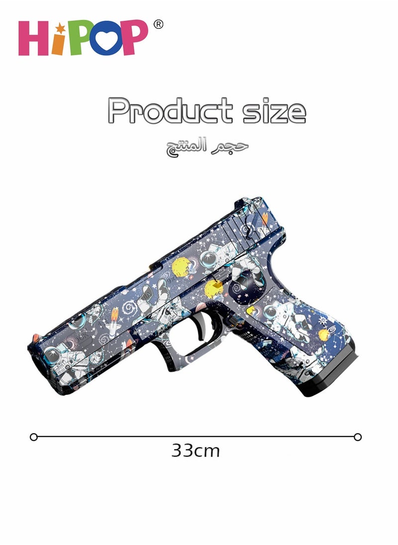 HIPOP - Toy Gun Soft Bullet Gun Toy for kids,With Shell Ejection,EVA Safety Bullet Core,Pull Back Action,Pistol Toys For Kids - Image 1