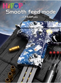HIPOP Toy Gun Soft Bullet Gun Toy for kids,With Shell Ejection,EVA Safety Bullet Core,Pull Back Action,Pistol Toys For Kids  - Image 2
