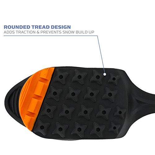 Yaktrax ياكتركس سكي تراك سكي بوت تراكشن وحماية كليتس (1 زوج)، كبير، أسود/برتقالي - Image 5