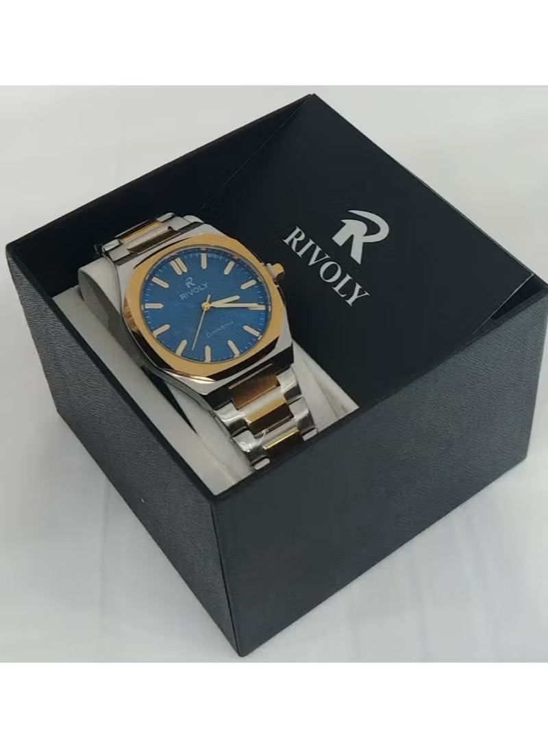 ريفولي ساعة ريفولي الرجالية، أناقة وجودة عالية، إصدار جديد، ستانلس ستيل