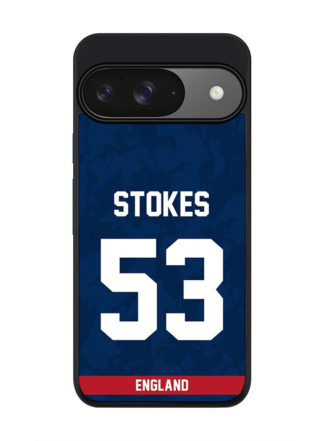 Stylizedd For Google Pixel 9 Case,Slim fit Camera Protection, Shockproof Thin Phone cover - England Ben Stokes, Jersey No 55 - Image 1