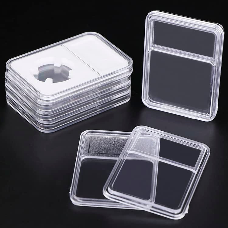 10Pack Coin Slab Snap Display Holder Storage 38mm for MorganPeaceIKE Silver Dollar