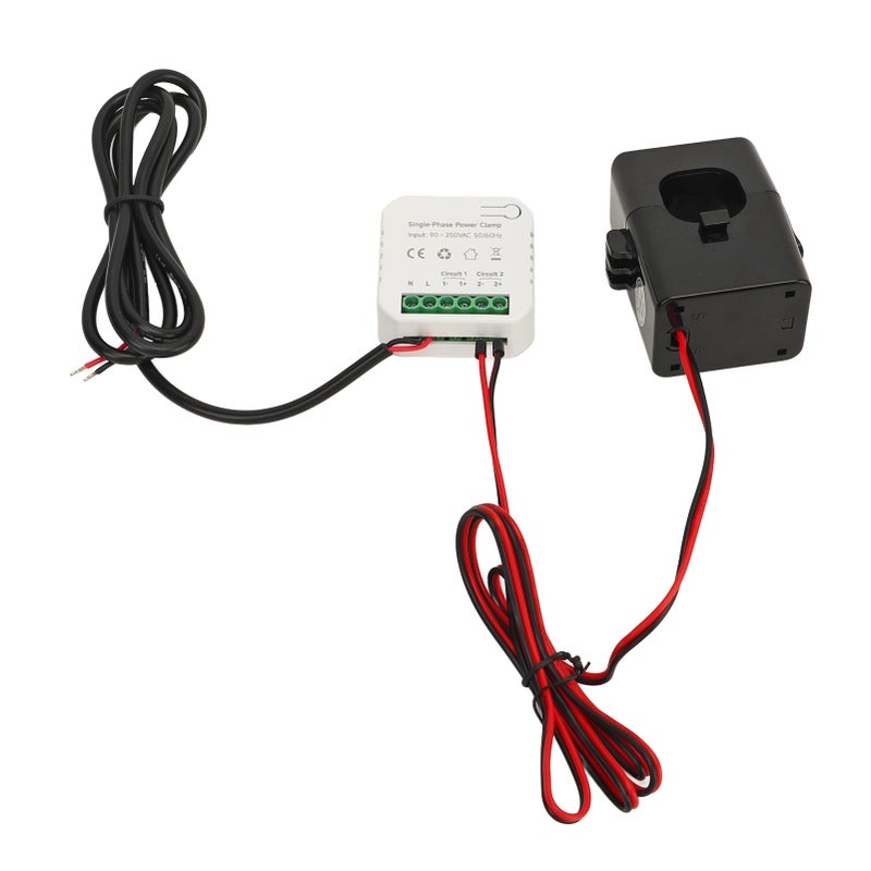 WIFI Smart Energy Meter APP Real Time Power Consumption Monitor with 200A CT Clamp AC90‑250V - Image 2