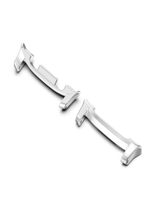 KONAFEI 2Pairs Adapters Compatible with Samsung Galaxy Watch 8/ Clacssic/Ultra 2 Watch Band, Metal Stainless Steel Connection Adapter for Galaxy Watch 8 Band Accessories (Silver-22mm) - Image 3