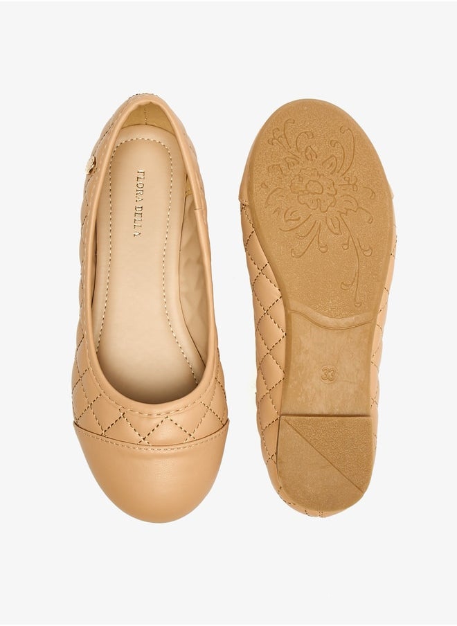 Flora Bella By Shoexpress Girls Casual Slip On Round Toe Ballerinas  - Image 4