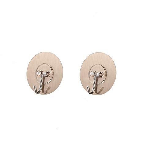 Koyet Magic Sticker Series Self Adhesive Hooks for Wall Holder, Sticky Hooks for Walls Strong, Bathroom Towel Hook, Kitchen Hook for Hanging (2pcs) - Image 1