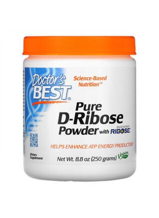 Doctor's BEST Doctor's Best Pure D-Ribose Powder with BioEnergy Ribose 8.8 oz (250 g) 
