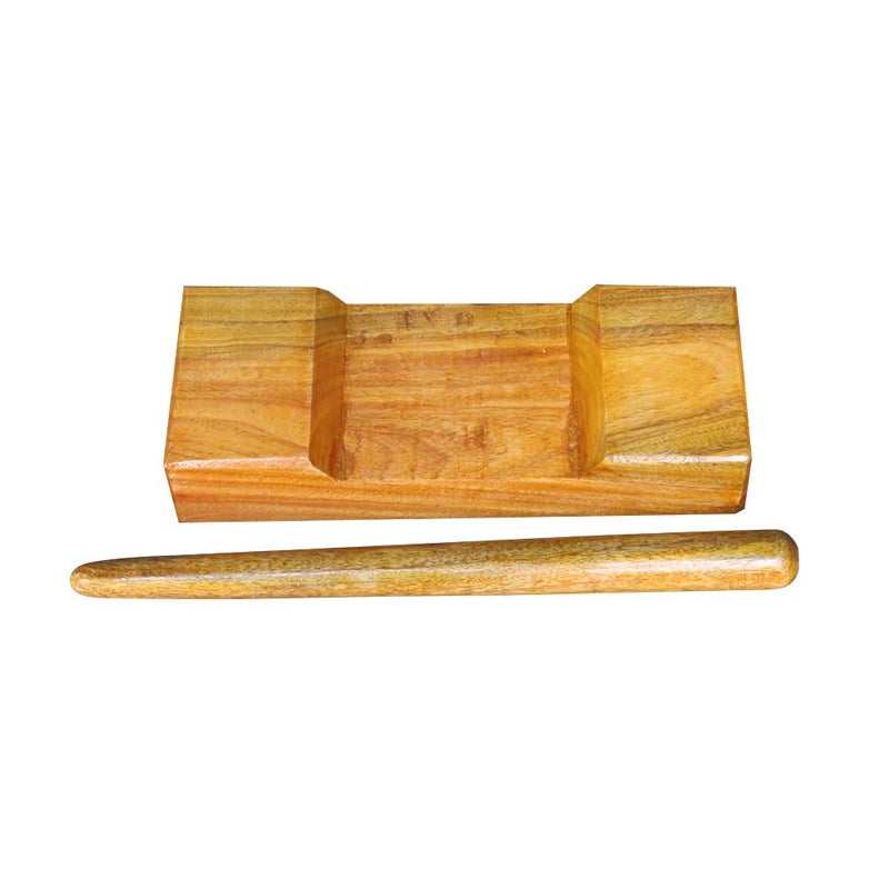 Coolboss Thattu Kazhi, Bharatanatyam Talam Dance Rhythm Instrument, Thatukali, Thattu Mannai, Wooden Stick set, Nattuvangam dance Kattai and Beat Stick, Traditional South Indian dance instrument - Image 2