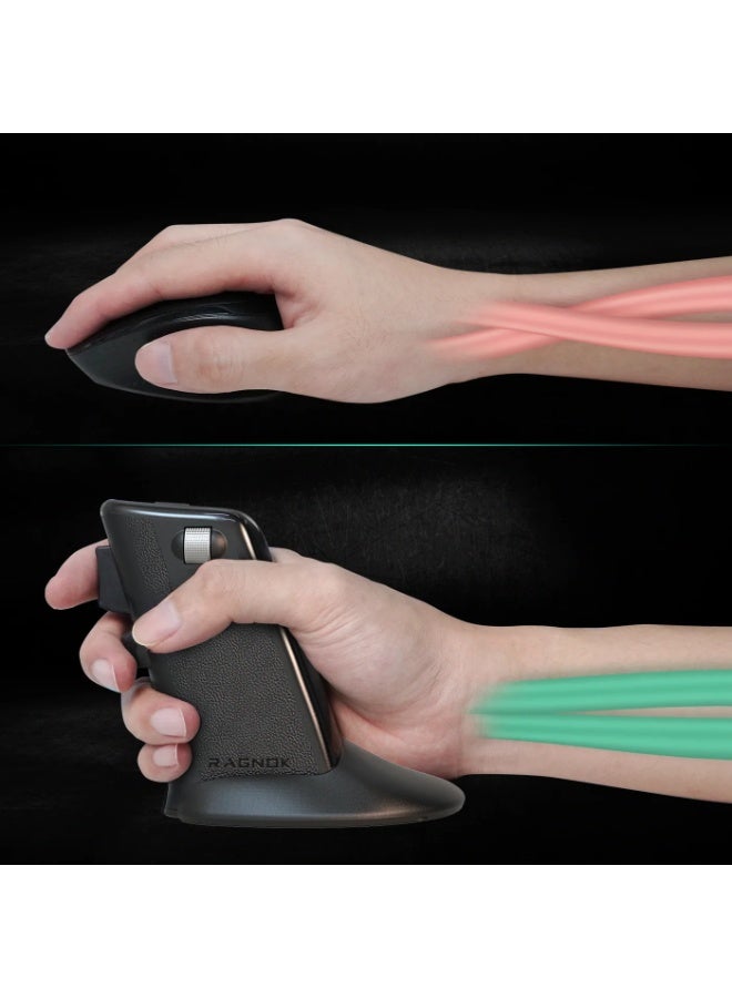 Ragnok FireGrip Gun Mouse for Shooter Games – 16,000 DPI, Wired & 2.4 GHz Wireless, Vibration - Image 3