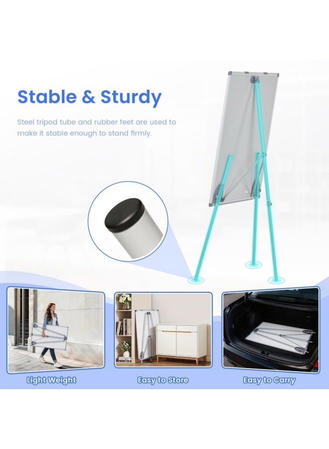 MAKELLO Dry Erase Easel Whiteboard Magnetic Board Standing for Classroom Teachers Office Home Schooling, Adjustable Height, 36X24 inches - Image 4